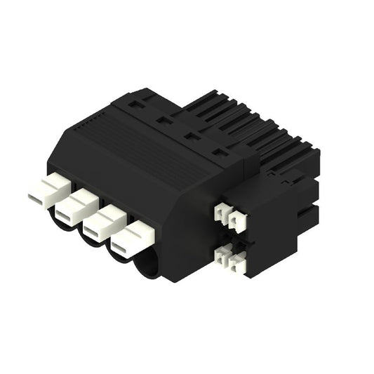 1547560000 - 4-Pole 180° PCB Female Connector with Push-In Actuator  (Pack of 48)