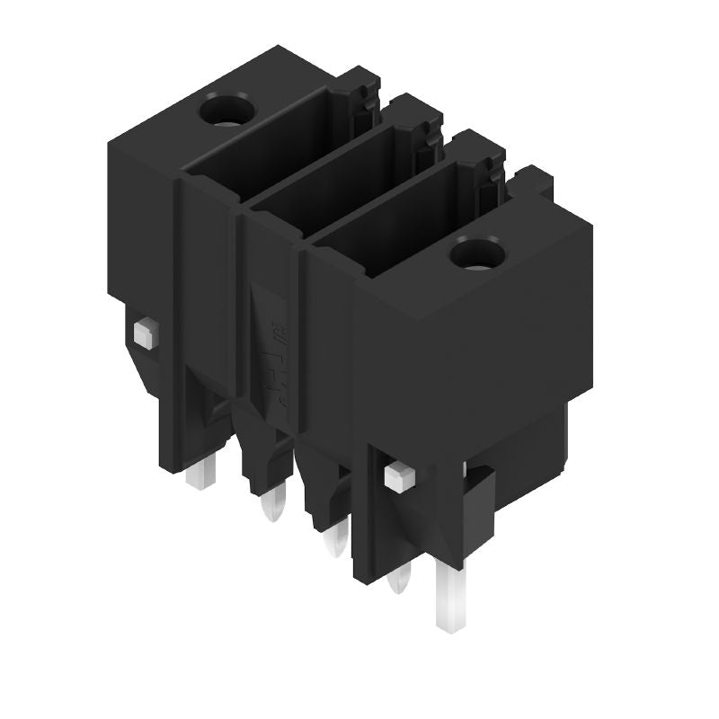 1358540000 - 3.5mm 6-Pole Male Header PCB Connector, Black  (Pack of 175)