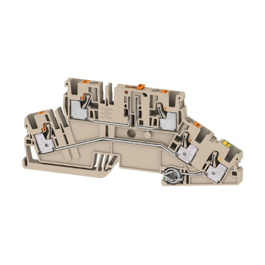 2831530000 - Dark Beige 4 mm² Test-Disconnect Terminal, 250V, 20A  (Pack of 50)