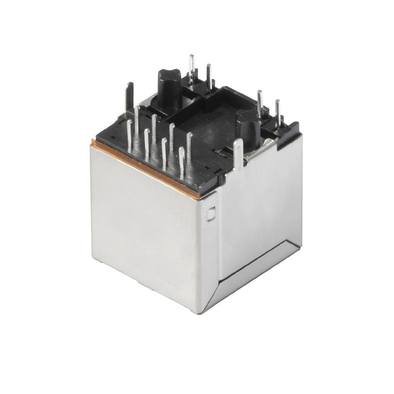 2461070000 - 8-Pole RJ45 Transformer Jack with 180° Elbow, 3.658g  (Pack of 120)
