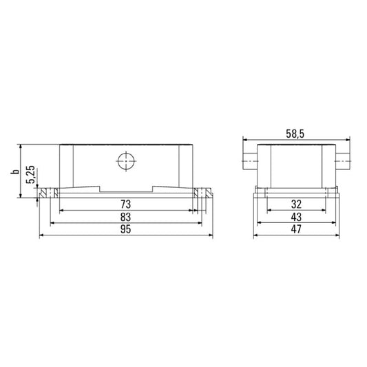 1901700000 - IP65 Diecast Aluminum Enclosure with Side-Locking Clamp