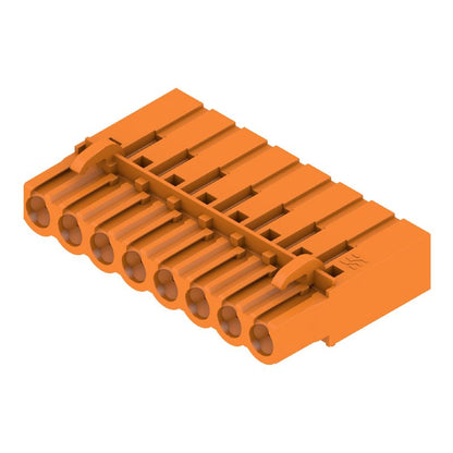 1610550000 - 8-Pole PCB Connector, Crimp Method, 180° Angle Design  (Pack of 50)