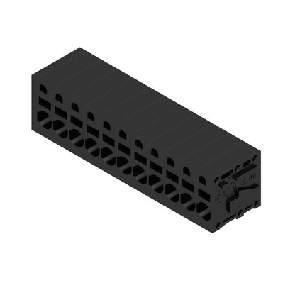 1425380000 - 5.00mm 11-Pole Terminal Block, 90° Connection, Black  (Pack of 25)