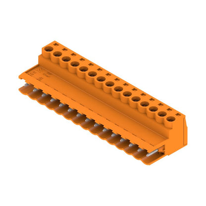 1627220000 - 5.08mm 15-Pole Male PCB Connector, 180° Angle  (Pack of 24)