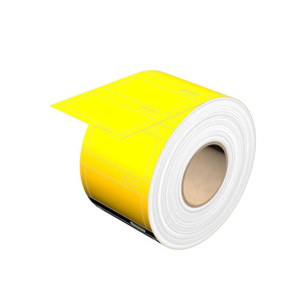 1095590000 - Yellow Polypropylene Device Markers 50x25mm, 1250 Count