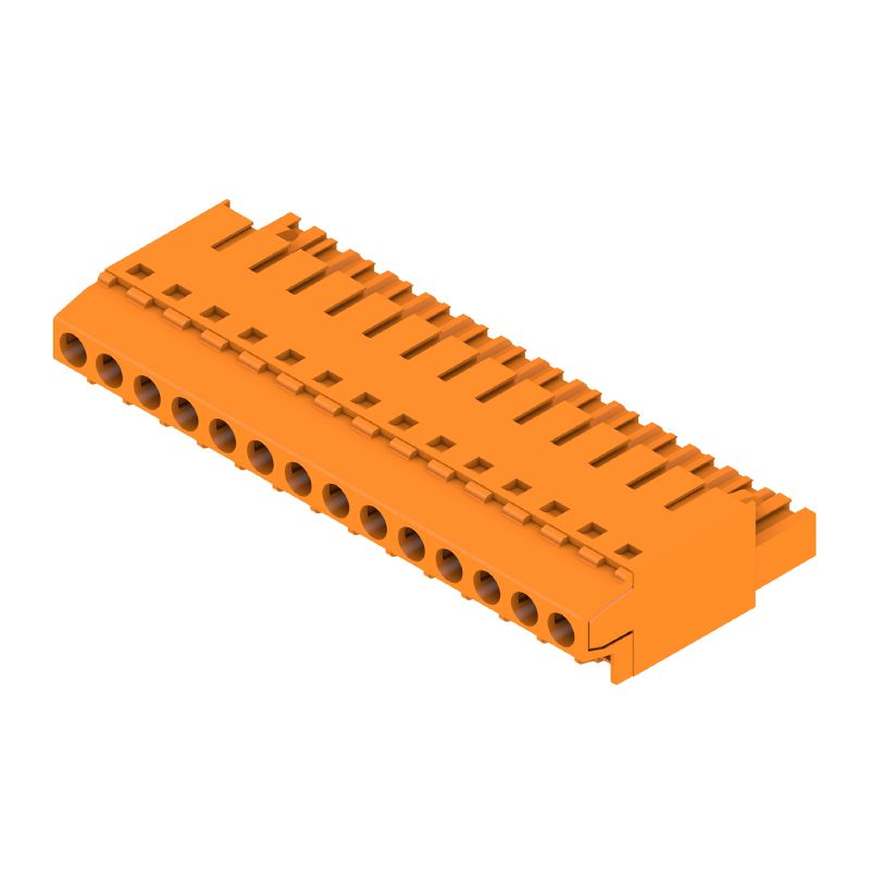 1500760000 - 5.08mm PCB Female Plug Connector, 14 Poles, 180-Degree Design  (Pack of 24)