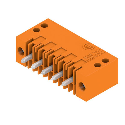 1607530000 - 3.50mm Orange 5-Pole PCB Connector, 180° Flange Type  (Pack of 50)