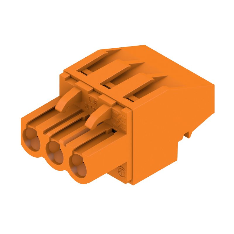 1958860000 - 5mm 3-Pole Female Connector at 270° Angle  (Pack of 120)