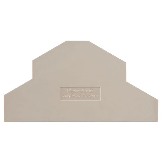 1394050000 - Z-Series Dark Beige End/Partition Plate 104mm High  (Pack of 20)