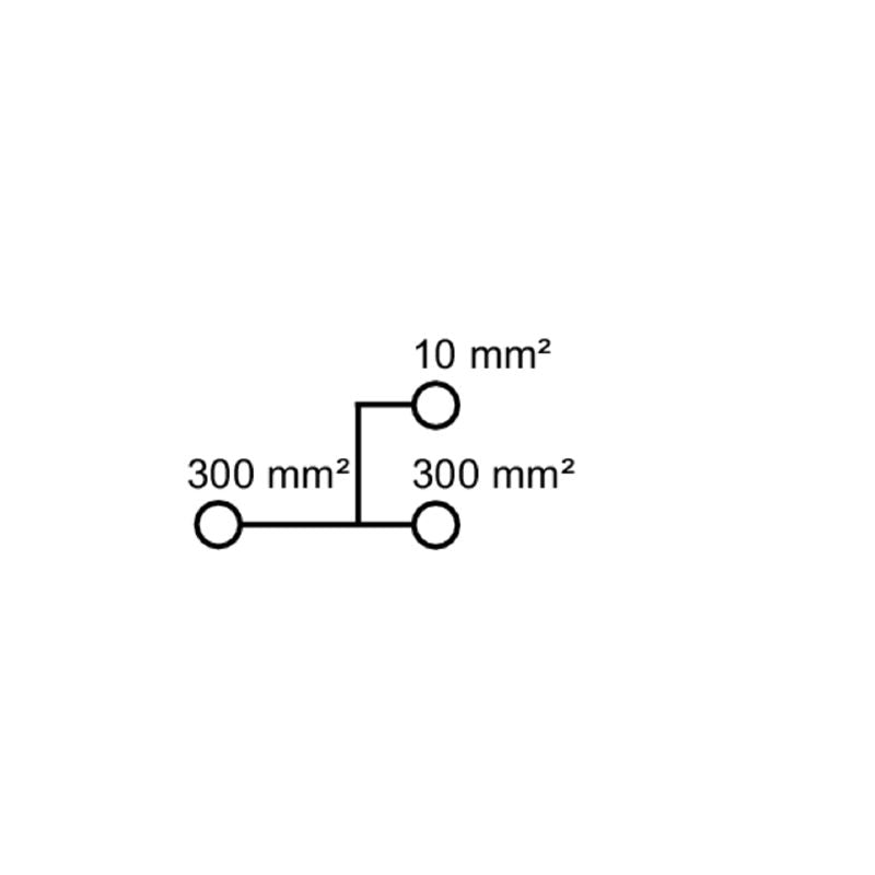 2502880000 - 300 mm² Brown Terminal, 520 A for Electrical Applications