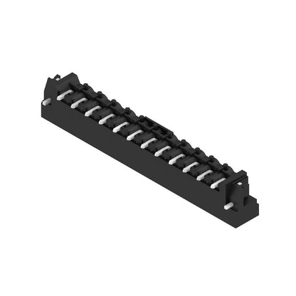 1374890000 - 5.08mm 12-Pole PCB Connector, Tinned Black Finish, 90° Angle  (Pack of 300)