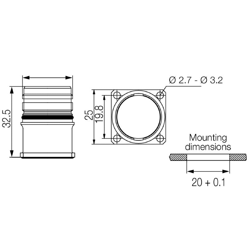 1170290000 - RoHS Compliant Sensor/Actuator Connector, 7-12mm Cable Fit