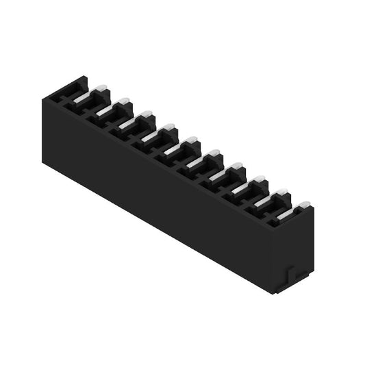 1036920000 - 10-Pole PCB Male Header Connector, 3.81mm Pitch, 270° Elbow  (Pack of 50)