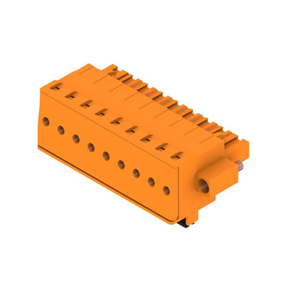 1982960000 - 5.08mm 9-Pole Female Connector with 270° Angle & Push-In Mechanism  (Pack of 30)