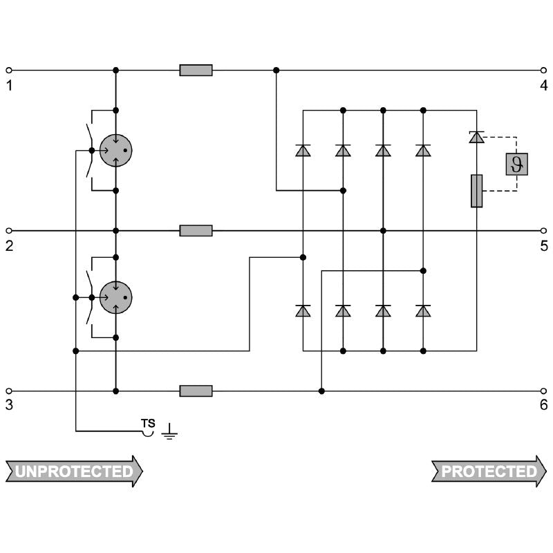 1139710000 - Surge Protection Module for 3-Wire Circuits, 150V, 6.2mm Wide  (Pack of 10)
