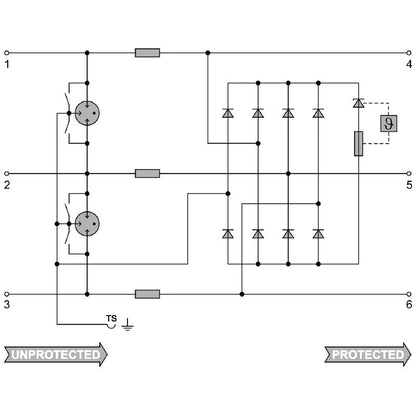 1139710000 - Surge Protection Module for 3-Wire Circuits, 150V, 6.2mm Wide  (Pack of 10)
