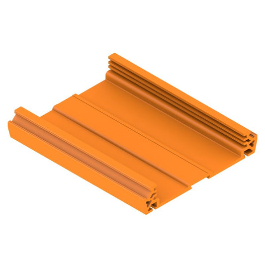 4157440000 - 2000mm Orange PVC Profile Housing, RoHS Compliant, UL V-0 Rated  (Pack of 2)