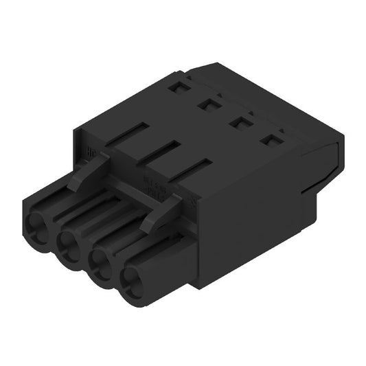 1396880000 - 4-Pole 5.08mm Female Plug Connector, 180° Top Entry  (Pack of 90)