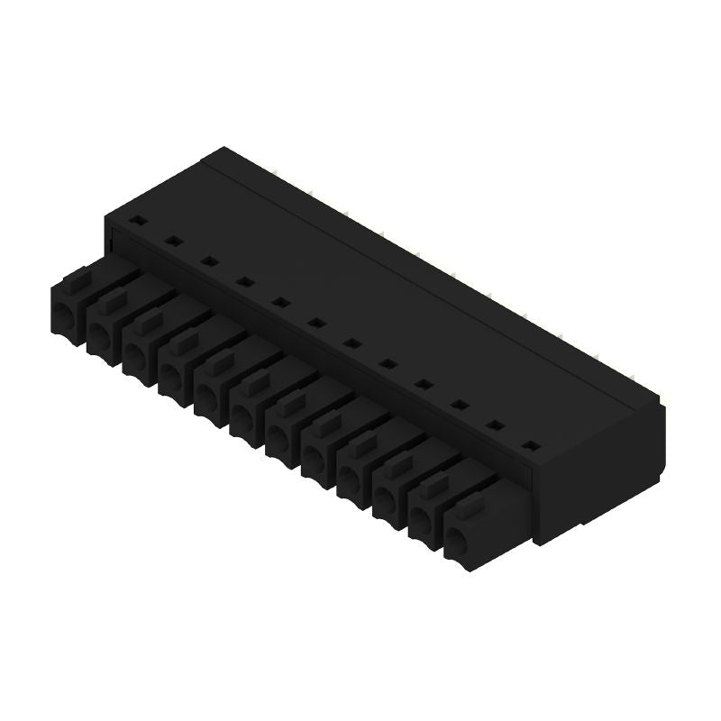 2541630000 - 3.81mm 12-Pole PCB Connector, 180° Push-In Design  (Pack of 50)