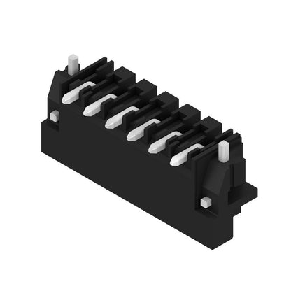 1000620000 - 3.50mm PCB Male Header Connector with Black Clip-on Flange  (Pack of 50)