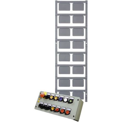 1699890000 - Custom 12.5x27 mm Polyamide Device Marker with Adhesive  (Pack of 16)