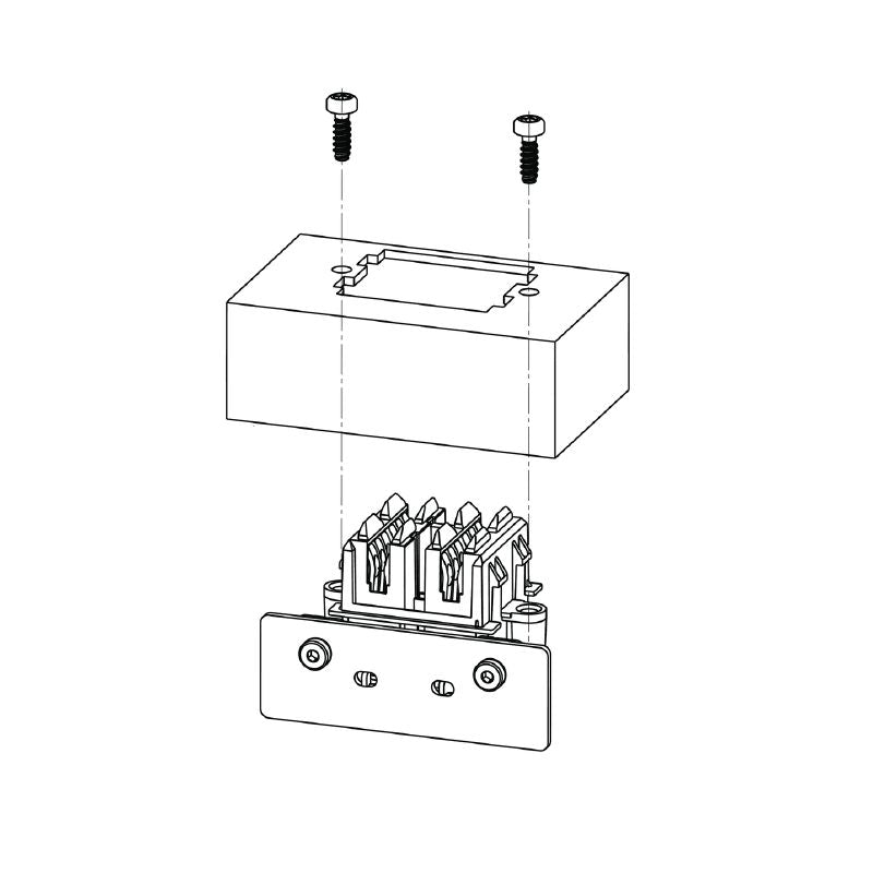 2662670000 - Female PCB Connector 42.5mm Pitch, 90° Angle, 160A  (Pack of 20)