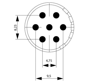 1224070000 - RoHS Compliant Plug-in Connector for Sensors/Actuators