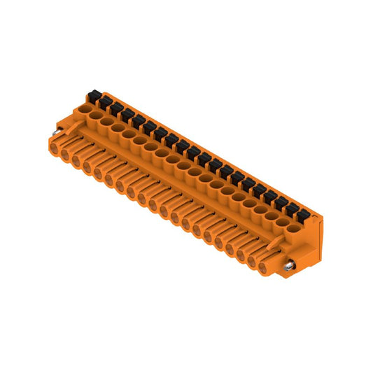1002270000 - 20-Pole Female Plug Connector, 90° Orientation, 5.08mm Pitch  (Pack of 12)