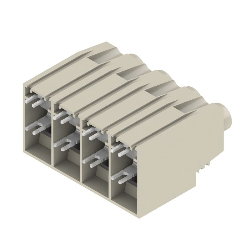 1047230000 - 15mm PCB Terminal with 4 Poles, 90° Angle Connection  (Pack of 10)