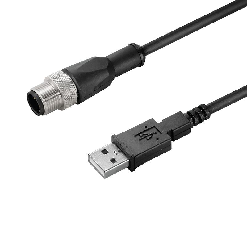 2556580000 - 1m Shielded M12 5-Pole Connecting Cable with USB A