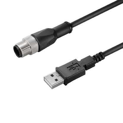 2556580000 - 1m Shielded M12 5-Pole Connecting Cable with USB A