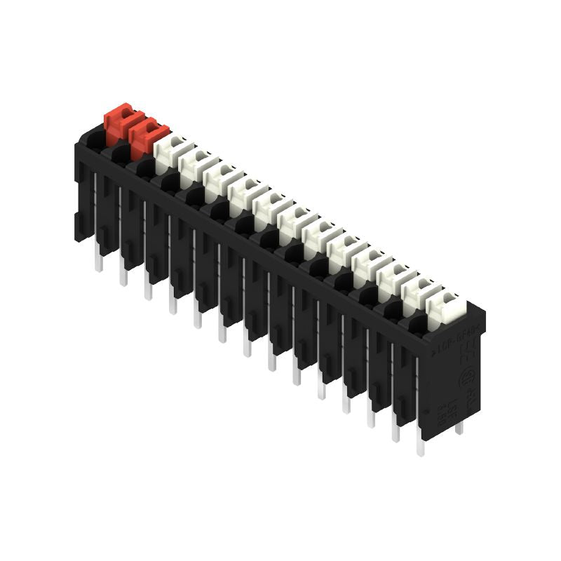 2582640000 - 3.5mm Black PUSH IN PCB Terminal, 14 Poles, 180° Orientation  (Pack of 11)
