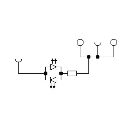 1651990000 - 1.5 mm² Flange-Mounted LED Connector with Tension-Clamp  (Pack of 50)