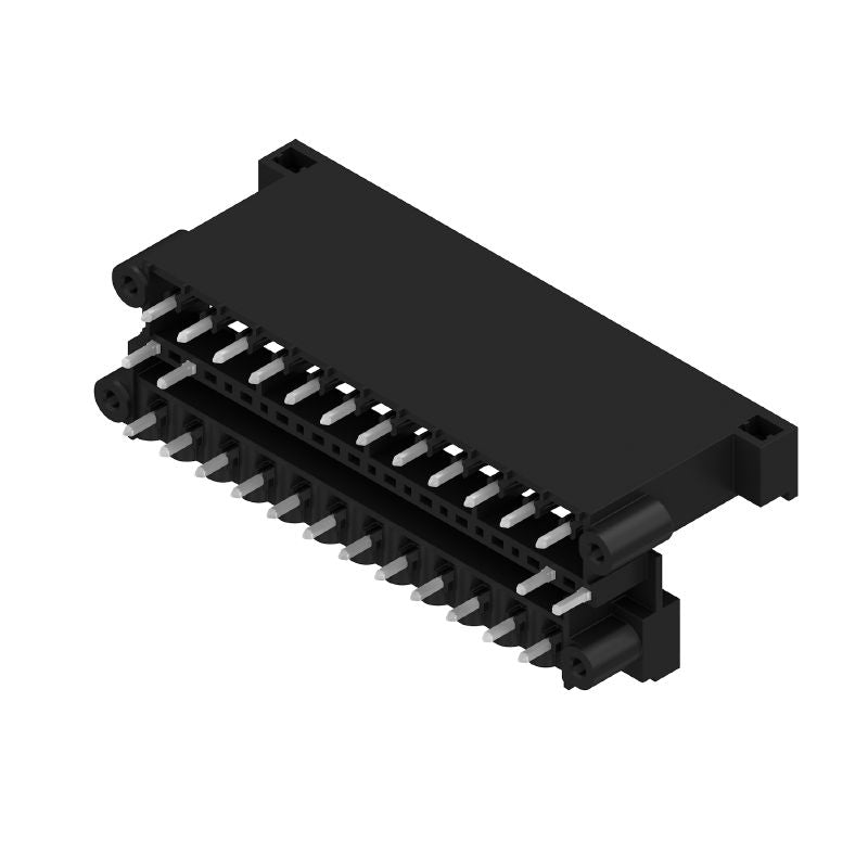 1829110000 - 5.08mm 24-Pole Male PCB Header Connector, Black Finish  (Pack of 16)