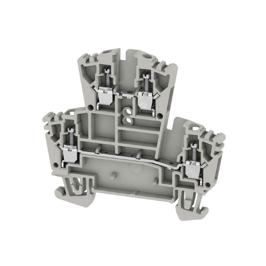1255280000 - Grey 2.5 mm² Modular Terminal Block, 400V, 4 Connections  (Pack of 100)