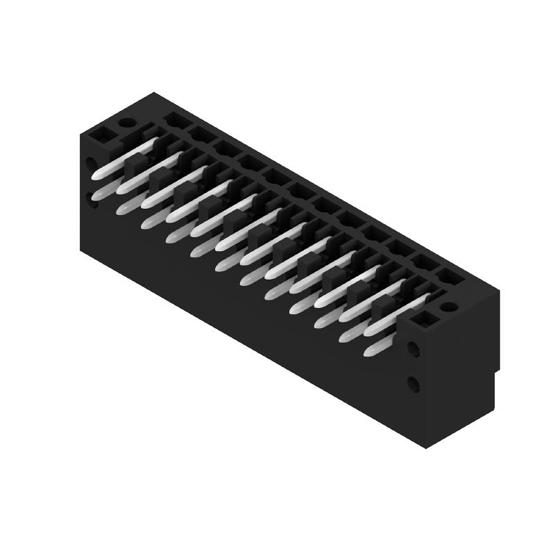 1728720000 - 24-Pole 3.5mm Male Header Connector, 90-Degree Flange  (Pack of 36)