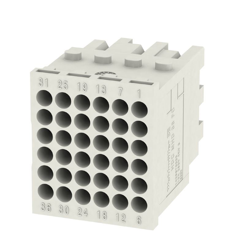 1428870000 - 36-Pole Signal Module, 250V & 10A, Crimp Connection