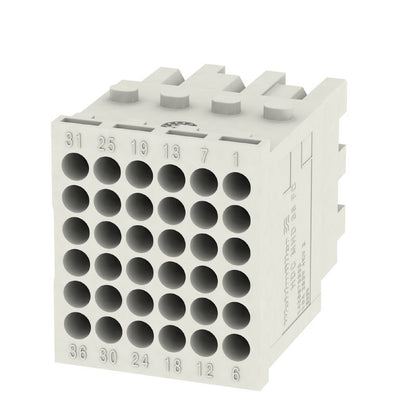 1428870000 - 36-Pole Signal Module, 250V & 10A, Crimp Connection