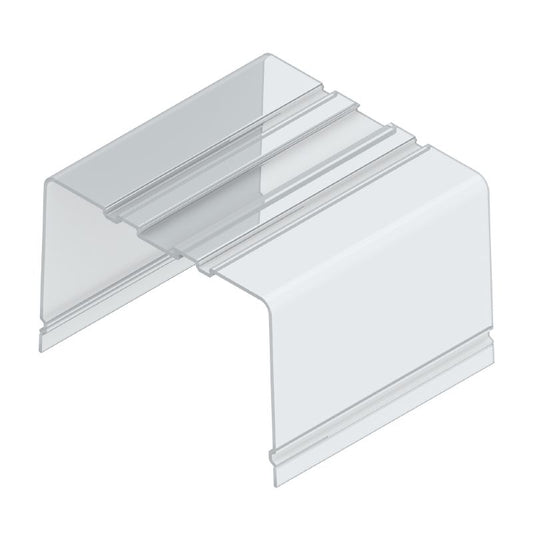 4169330000 - 2000mm Transparent PVC Cover Profile for TS 32 Rails  (Pack of 2)