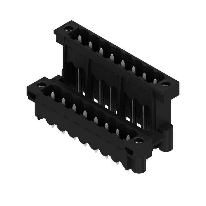 1829070000 - Black 16-Pole PCB Connector with 5.08mm Pitch and Flange  (Pack of 20)