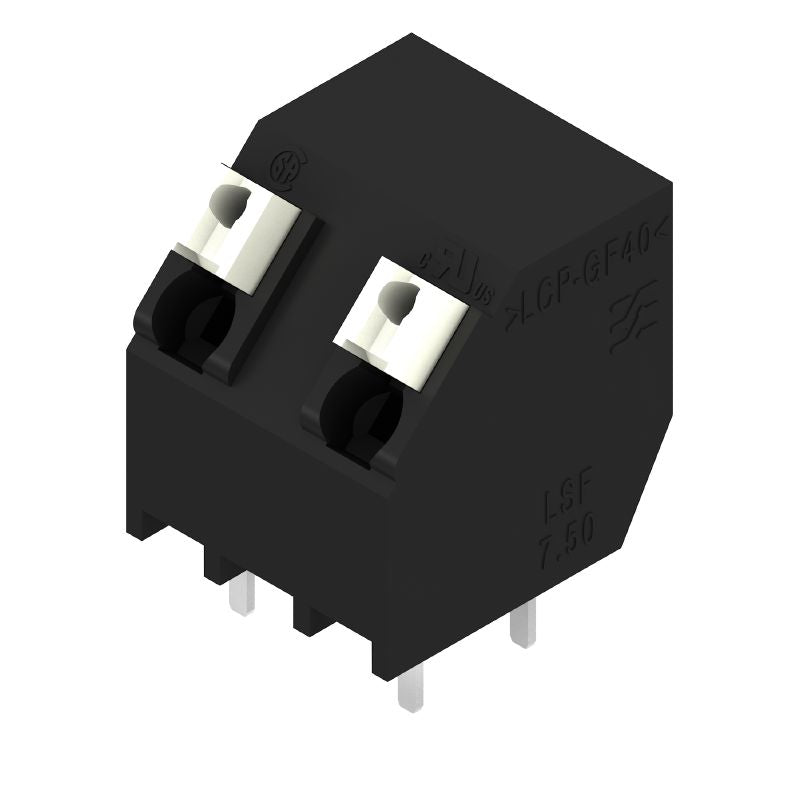 1886110000 - 7.50 mm Pitch Black PCB Terminals with 3.5 mm Solder Pins  (Pack of 47)
