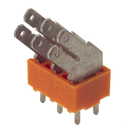 9511800000 - Orange 3-Pole 5.00mm Pitch PCB Terminal with 3.5mm Pins  (Pack of 100)