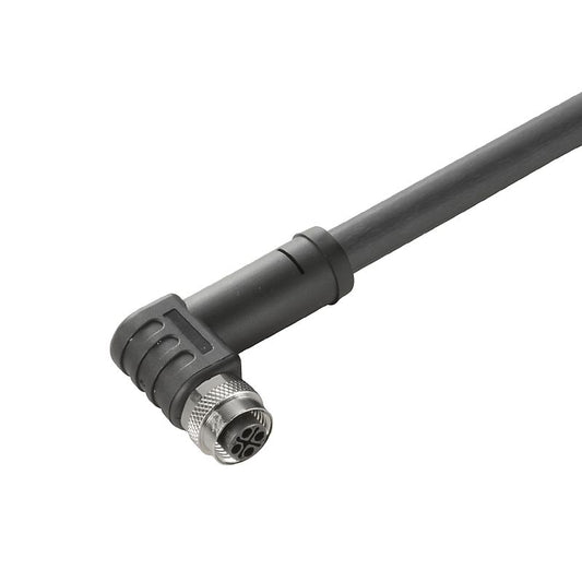 2050010500 - 5m Halogen-Free Power Cable with Angled Socket, 3 Poles