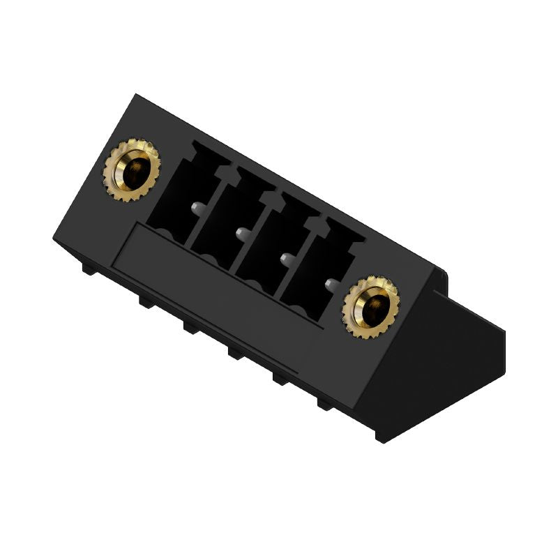 1977060000 - 3.81mm 4-Pole Black PCB Header Connector, Tinned Solder Pins  (Pack of 50)