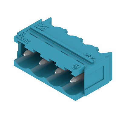 1747570000 - 5.08mm Blue Male Header Connector for PCB, 90° Angle  (Pack of 100)