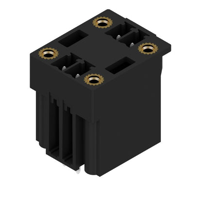 1031460000 - 4-Pole 3.81mm Male PCB Connector with Flange, 180° Angle  (Pack of 50)