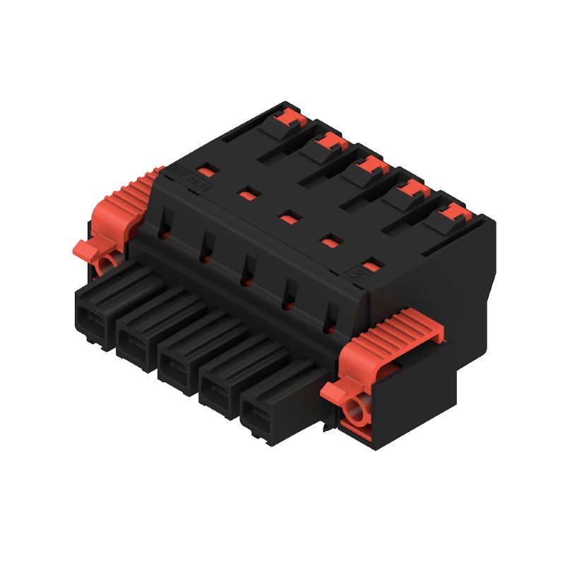 2493330000 - 5-Pole 10.16mm PCB Connector with 180° Orientation  (Pack of 16)