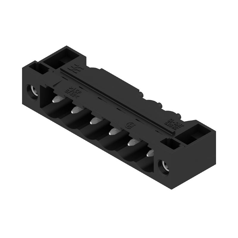 1861410000 - 5.08mm 6-Pole Male Header Connector, THT, Black Box  (Pack of 42)