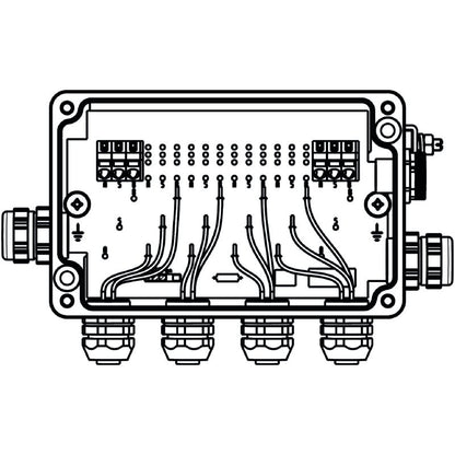 8564080000 - IP66 4-Way Fieldbus Distributor for Profibus & Foundation H1