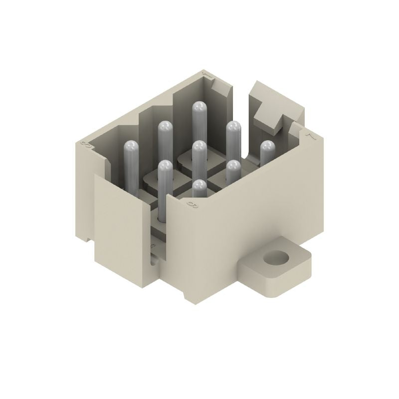 1442900000 - 9-Pole THT PCB Connector with 5mm Pitch, Pebble Grey  (Pack of 50)